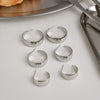 Wholesale Women's Minimalist Geometric Cshaped Wide Hoop Stainless Steel Earrings With Vacuum Real Gold Plating