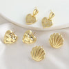 Wholesale Women's Minimalist Geometric Heartshaped Copper Earrings With Electroplating