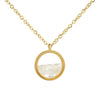Wholesale Women's Minimalist Geometric Hollow Pendant 316L Stainless Steel 316L Stainless Steel Necklace With Electroplating And Cross Chain