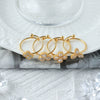 Wholesale Women's Minimalist Geometric Inlaid Heartshaped Zircon Titanium Steel Ring With Electroplating