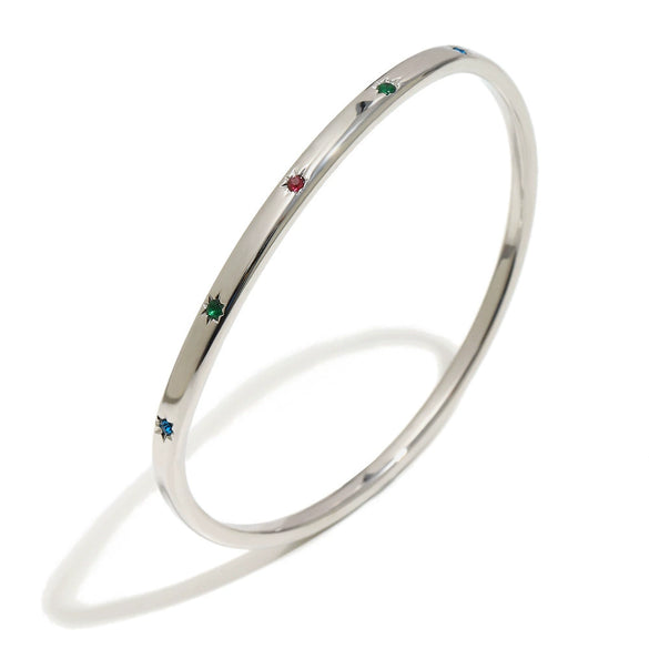 Wholesale Women's Minimalist Geometric 18K Goldplated Stainless Steel Bracelet