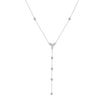 Wholesale Women's Minimalist Geometric 925 Silver Electroplated Cross Chain Long Necklace