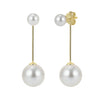 Wholesale Women's Minimalist Geometric 925 Silver Electroplated Stud And Pendant Earrings