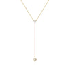 Wholesale Women's Minimalist Geometric Silver Electroplated Tassel Star Clavicle Pendant Yshaped Choker Necklace