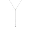 Wholesale Women's Minimalist Geometric Silver Electroplated Tassel Star Clavicle Pendant Yshaped Choker Necklace