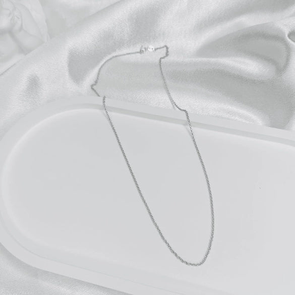 Wholesale Women's Minimalist Geometric 925 Silver Snake Bone Chain Gold Plated