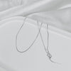 Wholesale Women's Minimalist Geometric 925 Silver Snake Bone Chain Gold Plated