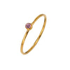 Wholesale Women's Minimalist Geometric Stainless Steel Electroplated Ring