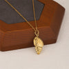 Wholesale Women's Minimalist Geometric Stainless Steel 18K Gold Plated Cross Chain Necklace