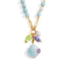 Wholesale Women's Minimalist Geometric Stainless Steel Necklace With Vacuum Real Gold Plating In Pvd Furnace