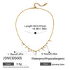 Wholesale Women's Minimalist Geometric Stainless Steel Pearl Necklace With Pvd Furnace Vacuum Real Gold Plating