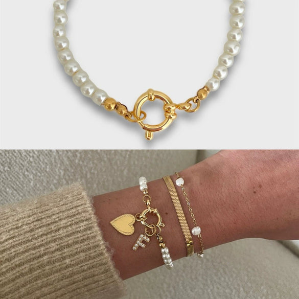 Wholesale Women's Minimalist Geometric Titanium Steel Detachable Sailor Bracelet With Oven Vacuum Plating