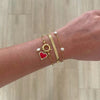 Wholesale Women's Minimalist Geometric Titanium Steel Detachable Sailor Bracelet With Oven Vacuum Plating