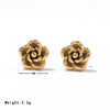 Wholesale Women's Minimalist Geometric Titanium Steel Earrings With Electroplating