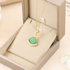 Wholesale Women's Minimalist Geometric U Shape Copper Pendant Titanium Steel Clavicle Chain Electroplated Necklace