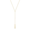 Wholesale Women's Minimalist Geometric Yshaped Cross Chain S925 Silver Necklace Jewelry