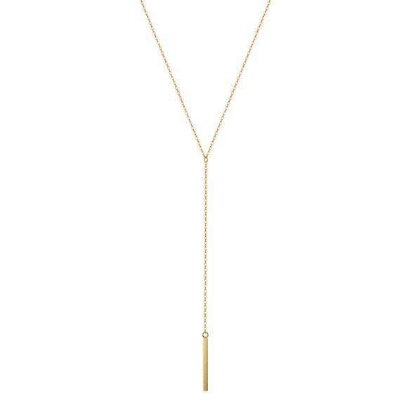 Wholesale Women's Minimalist Geometric Yshaped Cross Chain S925 Silver Necklace Jewelry