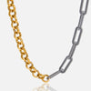 Wholesale Women's Minimalist Light Luxury Geometric Stainless Steel Electroplated Ochain Necklace