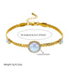 Wholesale Women's Minimalist Natural Round Pearl Diamond Twist Chain Stainless Steel Necklace With Electroplating