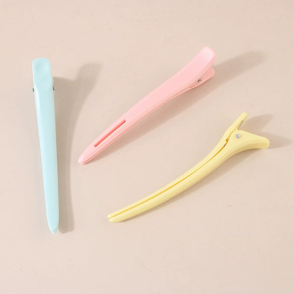 Wholesale Women's Minimalist Plastic And Resin Duck Bill Clip Hair Accessories With Baking Paint Treatment