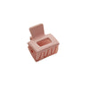 Wholesale Women's Minimalist Plastic Resin Square Bangs Hair Clip With Seiko Design