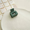 Wholesale Women's Minimalist Plastic Resin Square Bangs Hair Clip With Seiko Design