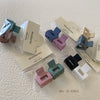 Wholesale Women's Minimalist Plastic Resin Square Bangs Hair Clip With Seiko Design
