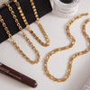 Wholesale Women's Minimalist Retro Geometric Light Luxury Electroplated Stainless Steel Chain Necklace Jewelry