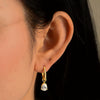 Wholesale Women's Minimalist S925 Sterling Silver Water Drop Zircon Earrings