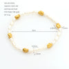 Wholesale Women's Minimalist Stainless Steel Natural Pearl Round Beads Hand Beaded Bracelet