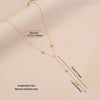 Wholesale Women's Minimalist Star Shape Stainless Steel Electroplated O Word Chain Clavicle Necklace