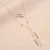 Wholesale Women's Minimalist Star Shape Stainless Steel Electroplated O Word Chain Clavicle Necklace