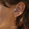 Wholesale Women's Minimalist Star Shape 925 Sterling Silver Earrings With Zirconia