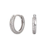 Wholesale Women's Minimalist 925 Sterling Silver Inlaid Stone Geometric Earrings With Electroplating