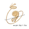 Wholesale Women's Modern Minimalist Animal Style Electroplated Alloy Conch Open Arm Bracelet Accessories
