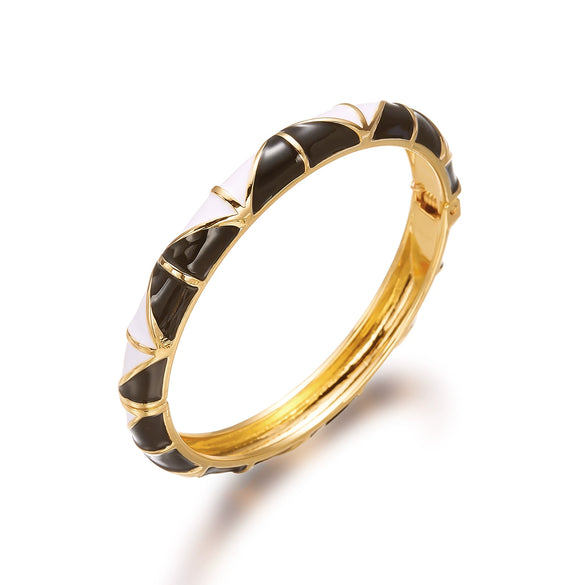 Wholesale Women's Modern Minimalist Geometric Drip Oil Alloy Bracelet Jewelry