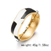 Wholesale Women's Modern Minimalist Geometric Drip Oil Alloy Bracelet Jewelry