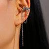 Wholesale Women's Modern Minimalist Style Zinc Alloy Electroplated Bow Star Tassel Rhinestone Nonpierced Ear Clips And Asymmetrical Ear Cuffs Accessories