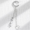Wholesale Women's Modern Minimalist Style Zinc Alloy Electroplated Bow Star Tassel Rhinestone Nonpierced Ear Clips And Asymmetrical Ear Cuffs Accessories