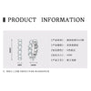 Wholesale Women's Moissanite Earrings S925 Sterling Silver Geometric Electroplated Design