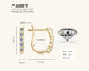 Wholesale Women's Moissanite Earrings 925 Silver Ushape Geometric Electroplated