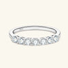 Wholesale Women's Moissanite Ring 925 Sterling Silver Geometric Design Electroplated