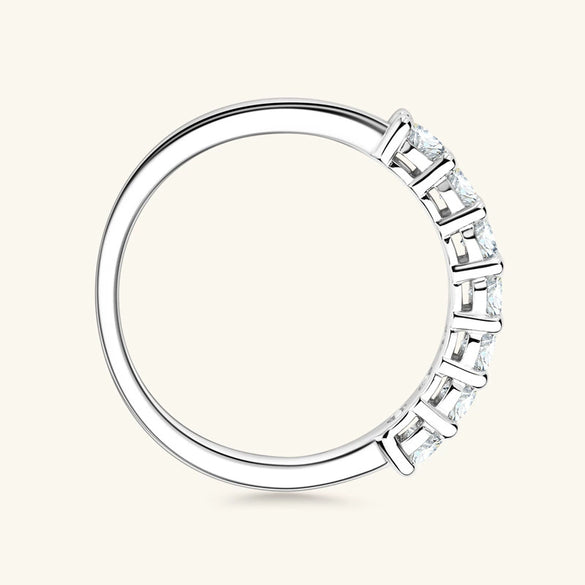 Wholesale Women's Moissanite Ring 925 Sterling Silver Geometric Design Electroplated
