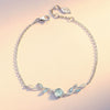 Wholesale Women's Mori Style Leaf Pendant Necklace With Gem Inlaid S925 Sterling Silver And Cross Chain