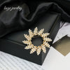 Wholesale Women's Multifunctional Diamondencrusted Geometric Zinc Alloy Electroplated Ring Brooch Clothing Pin Accessories