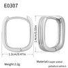 Wholesale Women's Multilayer Geometric Copper Earrings With Electroplating
