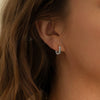Wholesale Women's Multilayer Geometric Copper Earrings With Electroplating