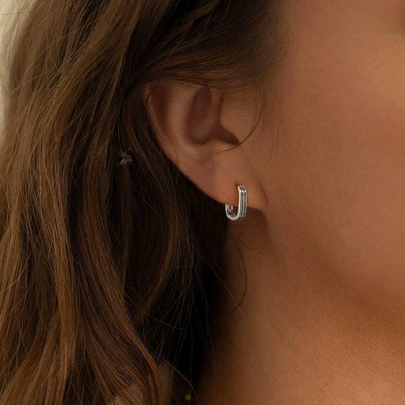 Wholesale Women's Multilayer Geometric Copper Earrings With Electroplating