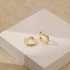 Wholesale Women's Multilayer Geometric Copper Earrings With Electroplating