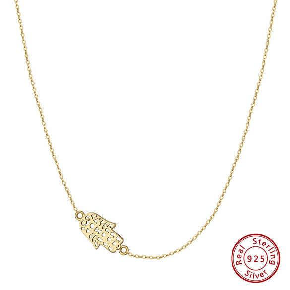 Wholesale Women's Multilayer Pearl Clavicle Necklace S925 Sterling Silver Geometric Electroplated